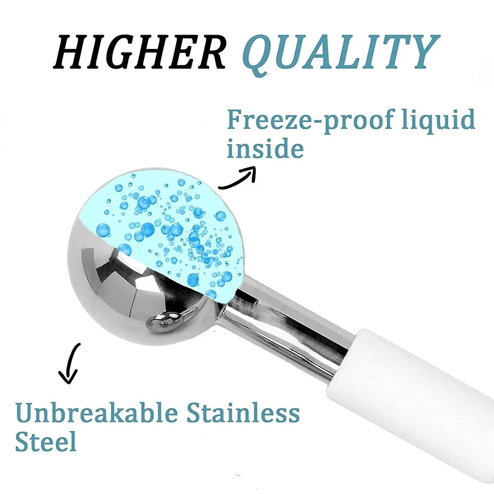 Stainless Steel Cooling Face Globes for Puffiness and Wrinkles