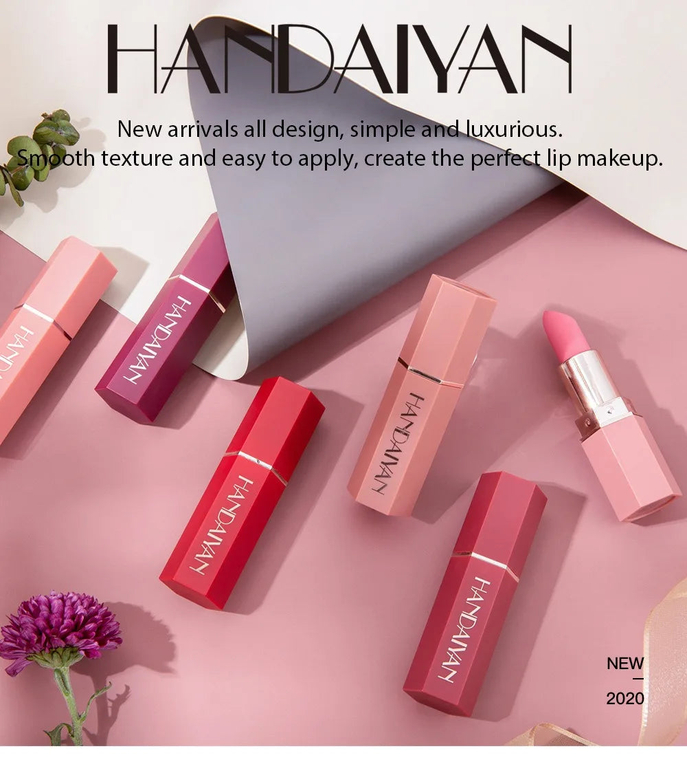 Velvet Matte Lipstick Set for Long-Lasting Wear - 16