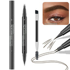 Waterproof Double-Ended Eyebrow Pen for Natural Brows