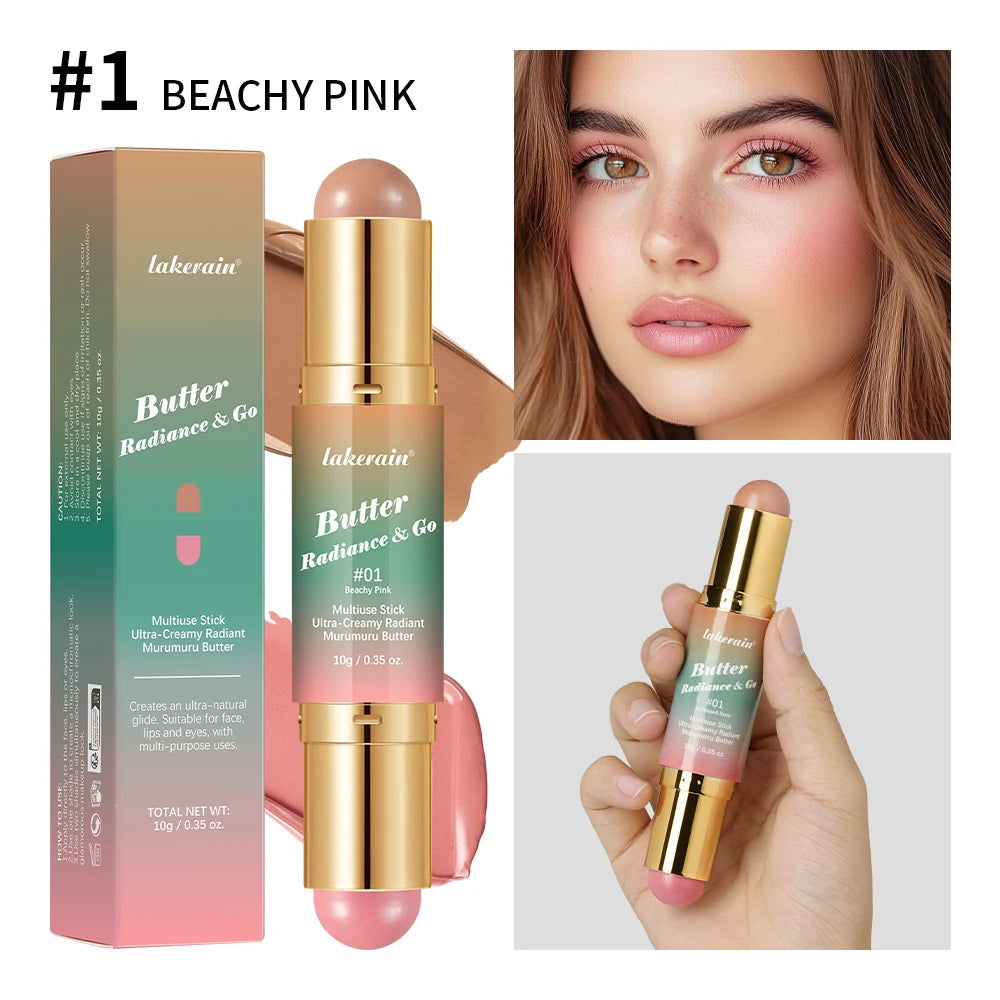 Dual-Ended Cream Bronzer and Blush Stick