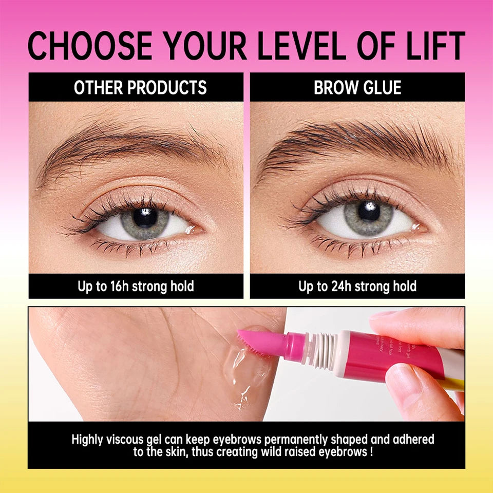 Long-Lasting Brow Lamination Styling Gel with Built-in Comb - 8