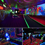 Neon Fluorescent UV Blacklight Reactive Party Tape