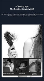 Electric EMS Scalp Massager and Hair Growth Comb