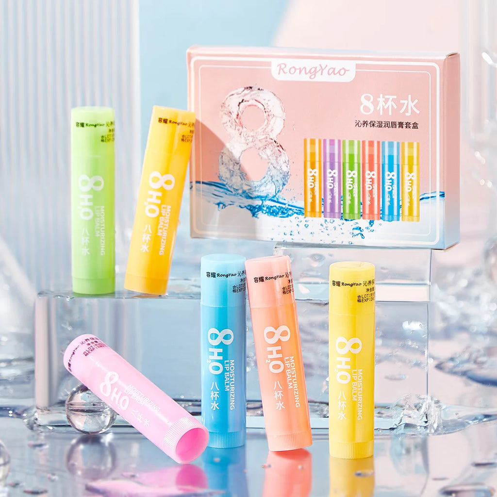 Hydrating Lip Balm Set for Dry and Chapped Lips