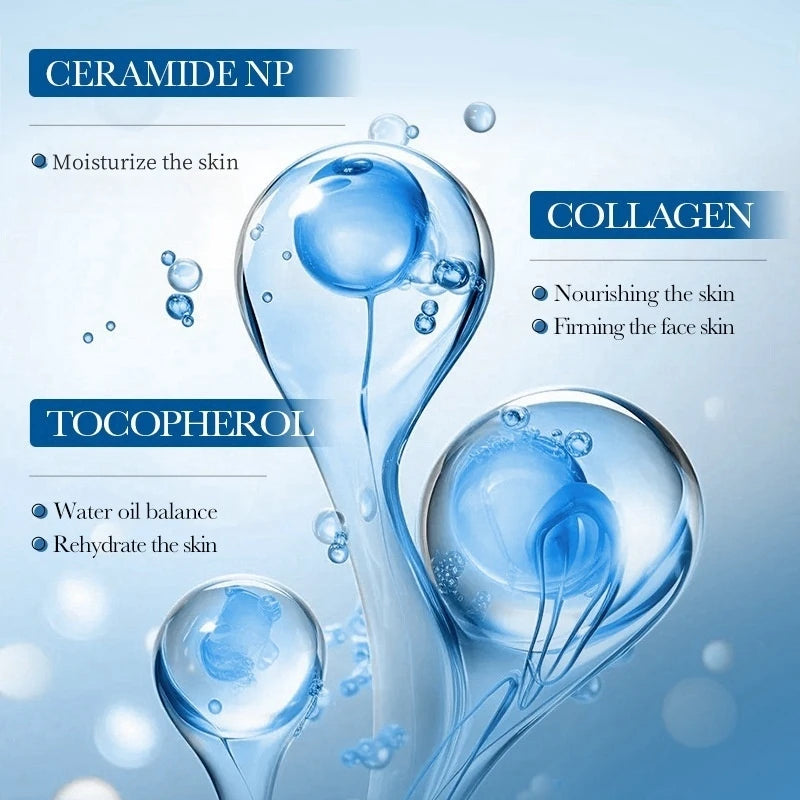 Collagen Hydrating Face Serum Ampoules for Radiant Skin