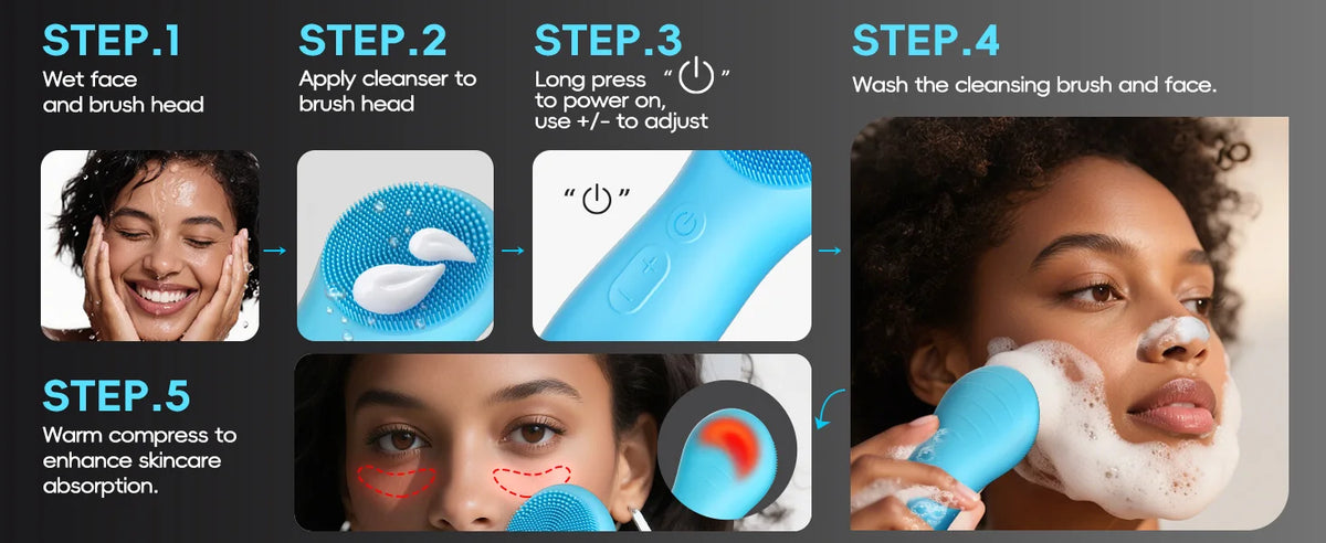 3-in-1 Professional Oral Care & Facial Cleansing Set