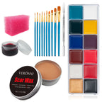Professional Special Effects Makeup Kit for Halloween and Cosplay