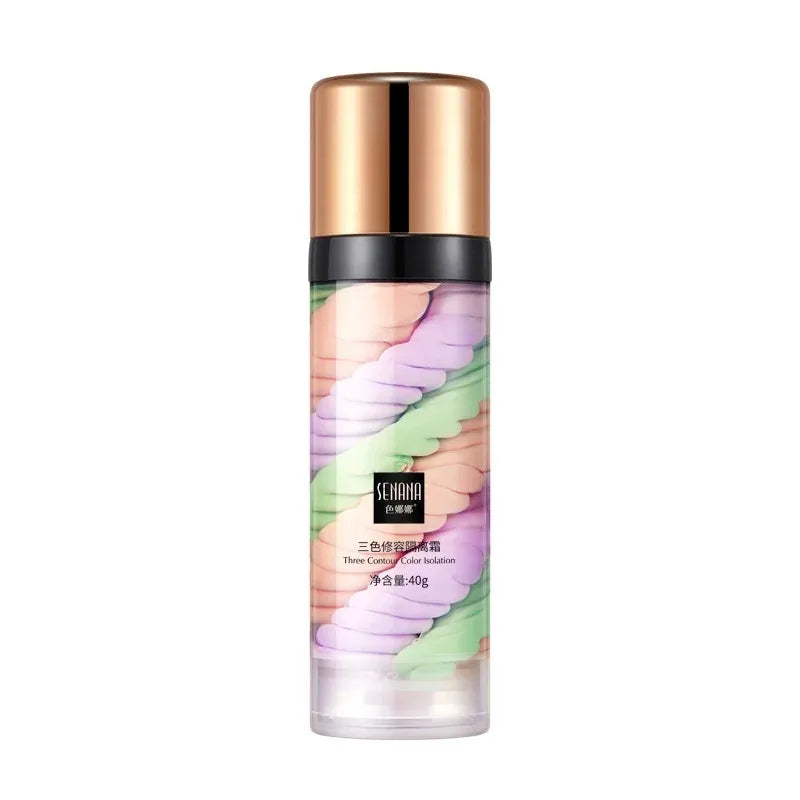 Three-Color Makeup Primer and Color Correcting Cream