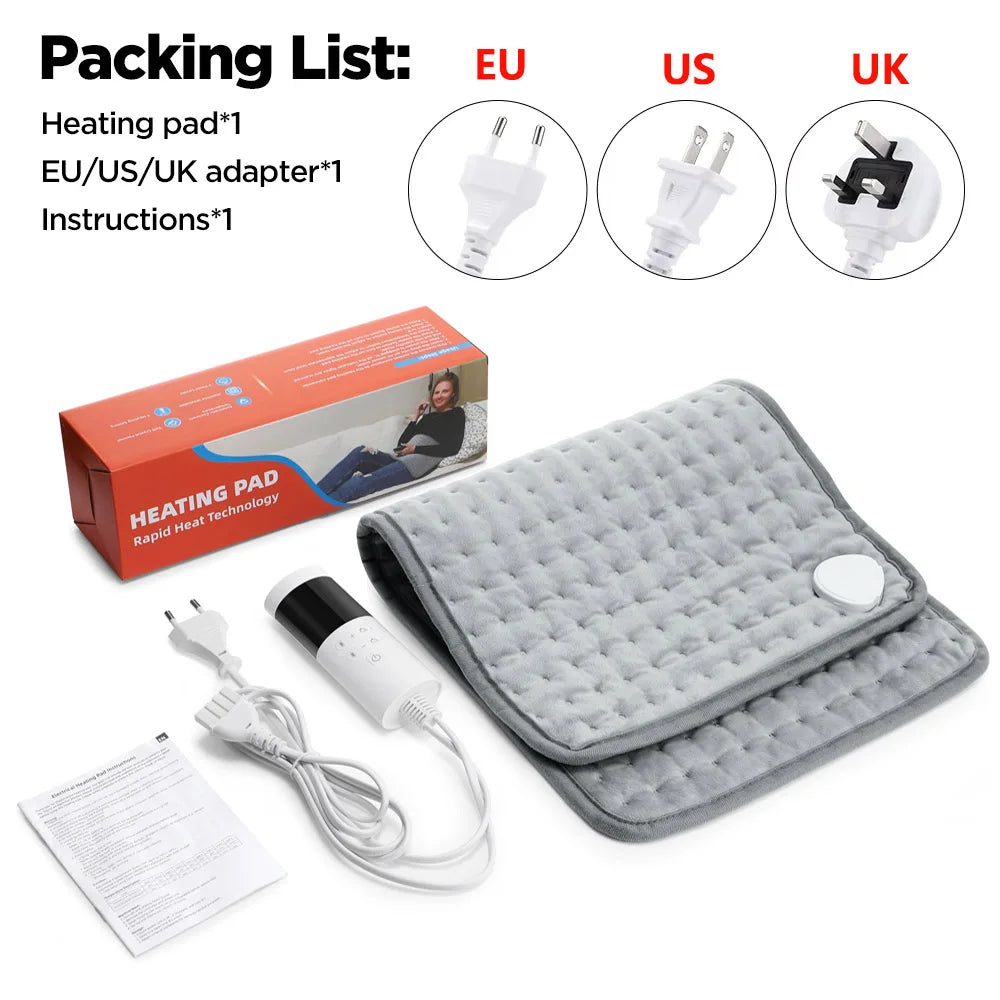 Electric Heating Pad for Back Pain and Muscle Relief - 28