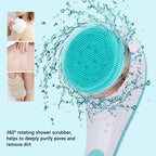 Electric Rotating Back Scrubber for Deep Body Cleansing