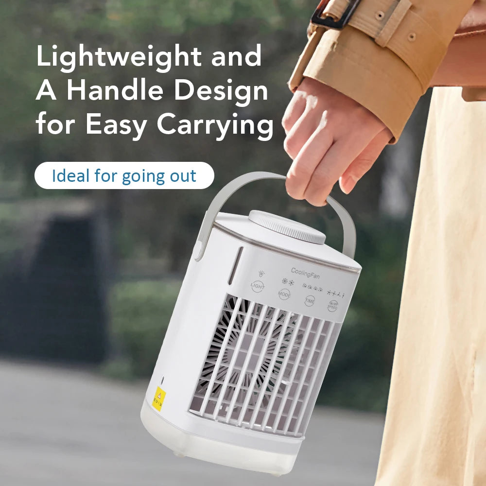 Portable USB Desktop Air Cooler and Humidifier - 9