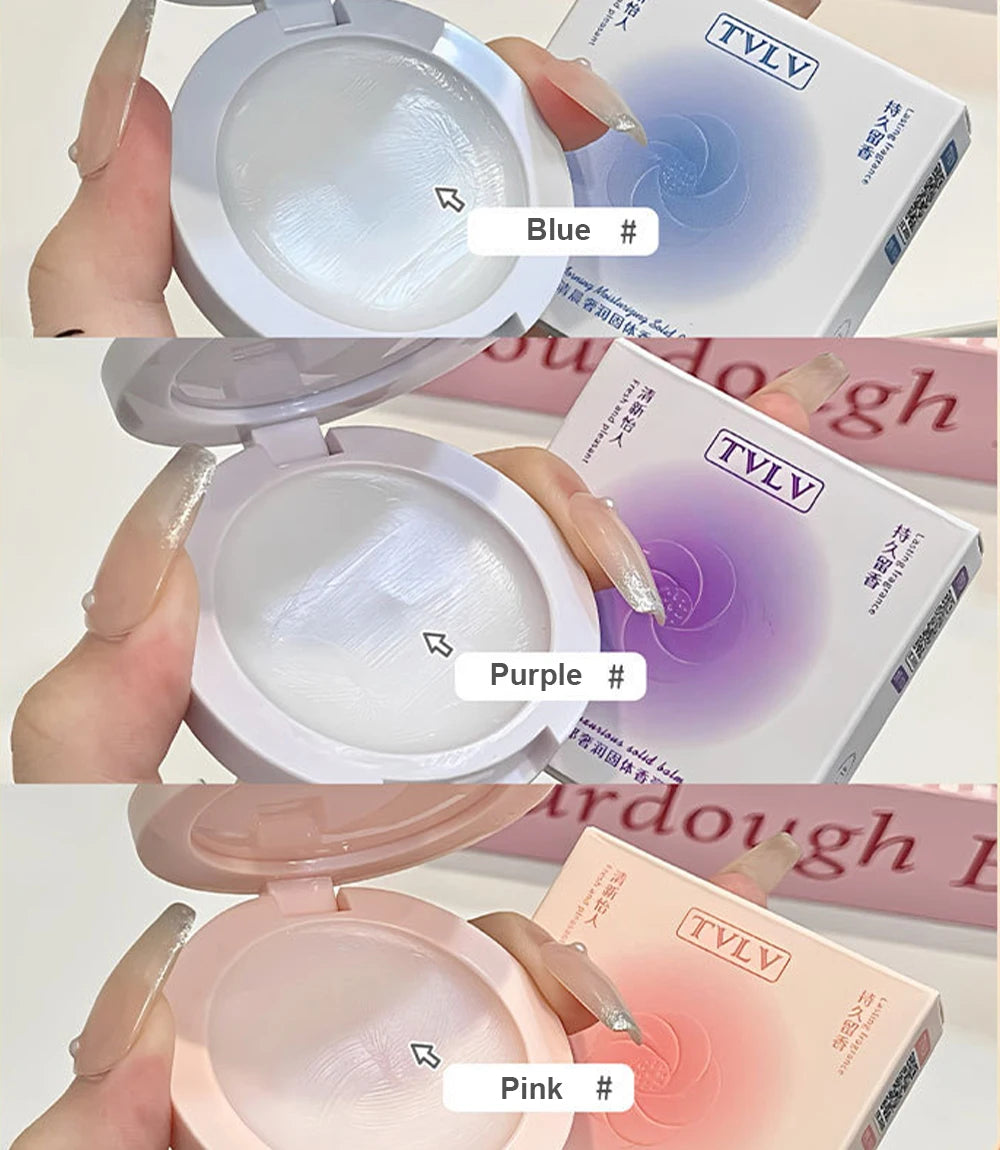 3-Piece Portable Solid Perfume Balm Set for Daily Use