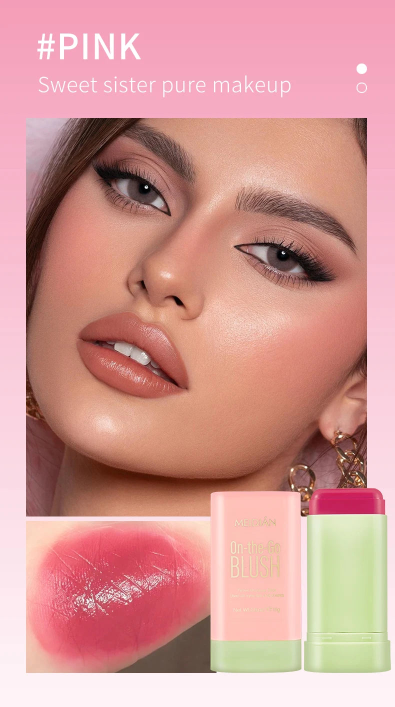 3-in-1 Tinted Moisturizing Blush and Lip Stick - 18