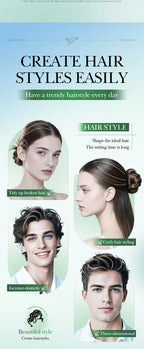 Anti-Frizz Hair Styling Wax Stick for Sleek Hairstyles
