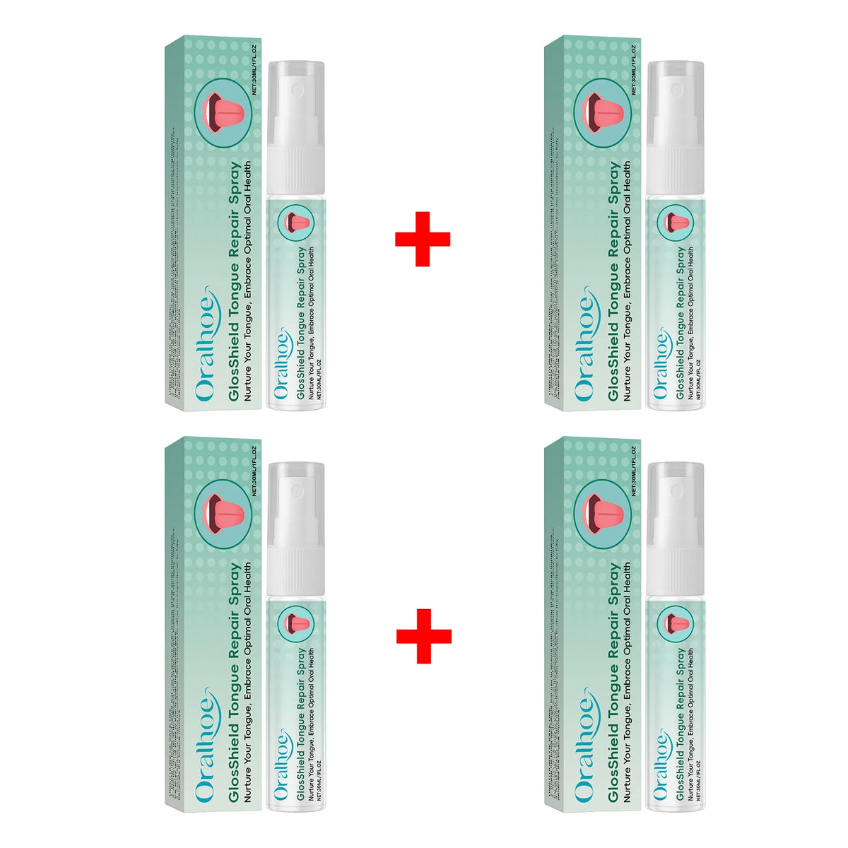 Refreshing Tongue Care Spray for Bad Breath and Oral Health
