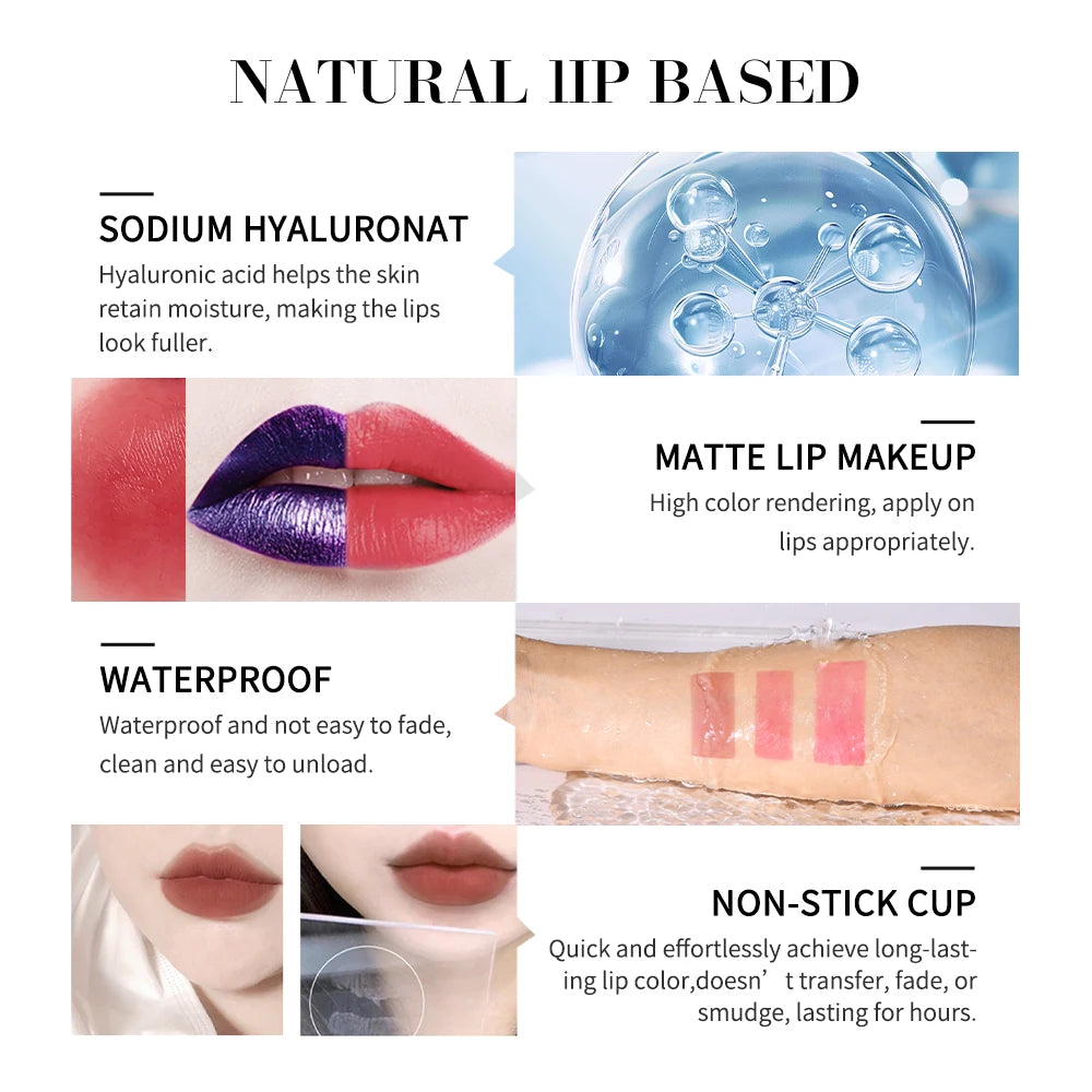 Waterproof Peel-Off Lip Stain for Long-Lasting Color