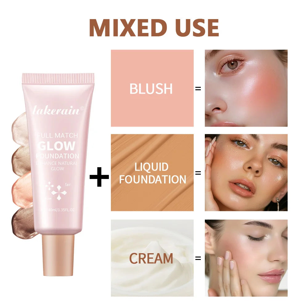 Hydrating Liquid Glow Foundation and Highlighter
