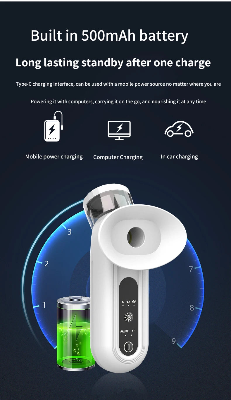 Portable Eye Mist Steamer for Dry and Tired Eyes