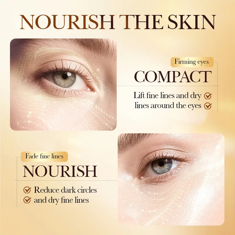 24K Gold Collagen Firming Eye Masks for Puffy Eyes