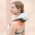 Wireless 6D Neck and Shoulder Deep Tissue Massager with Heat