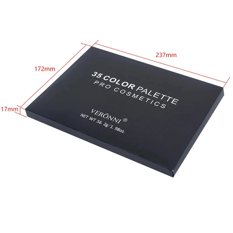 35-Color Professional Glitter Eyeshadow Palette for Bold Looks