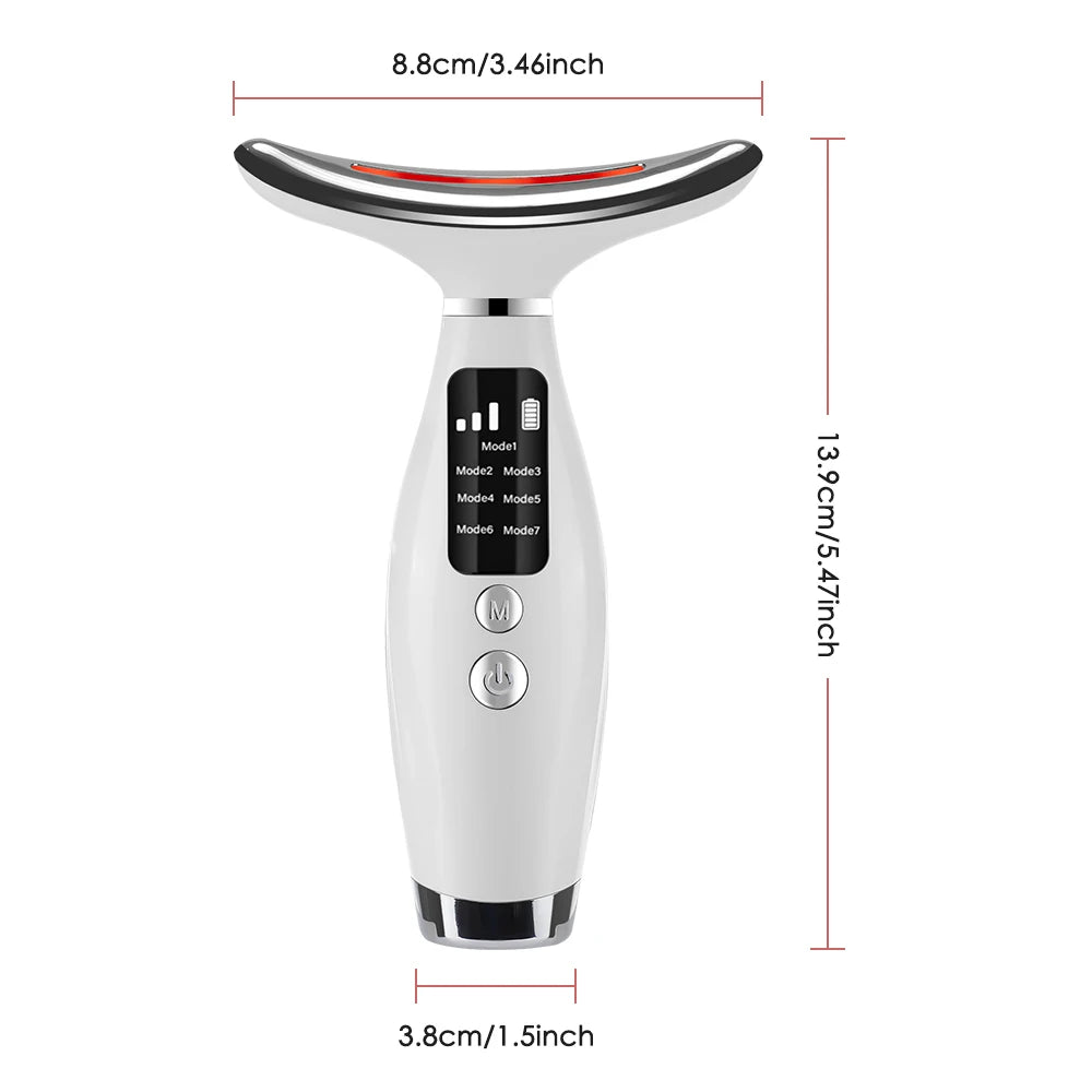 LED Facial and Neck Skin Tightening Massage Device - 13