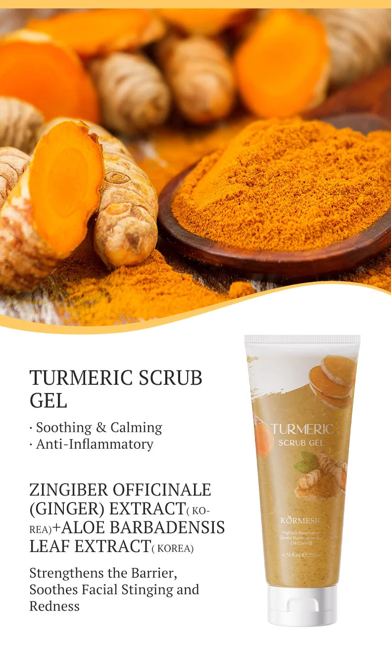 Gentle Exfoliating Facial Scrub Gel for Smooth Radiant Skin