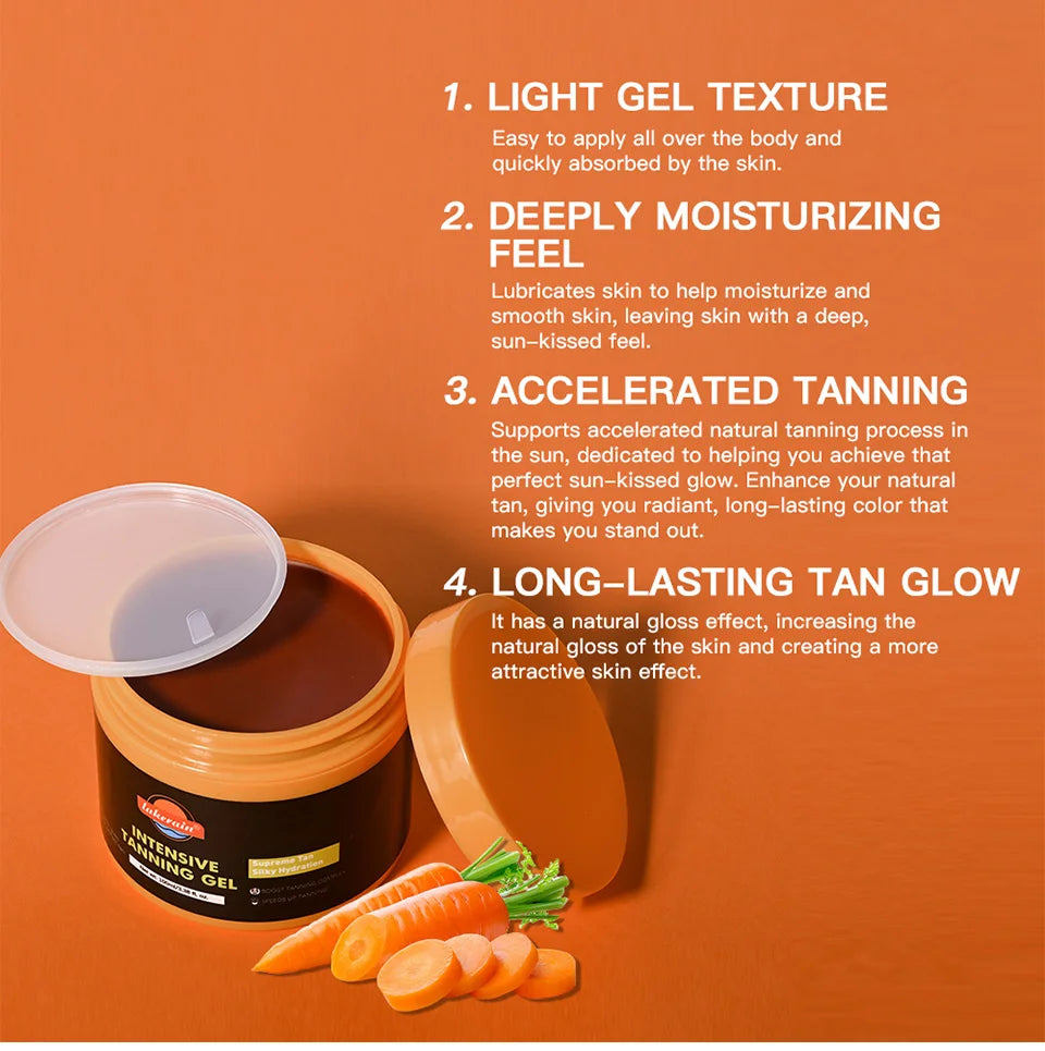 Intensive Tanning Accelerator Gel for Sun-Kissed Skin