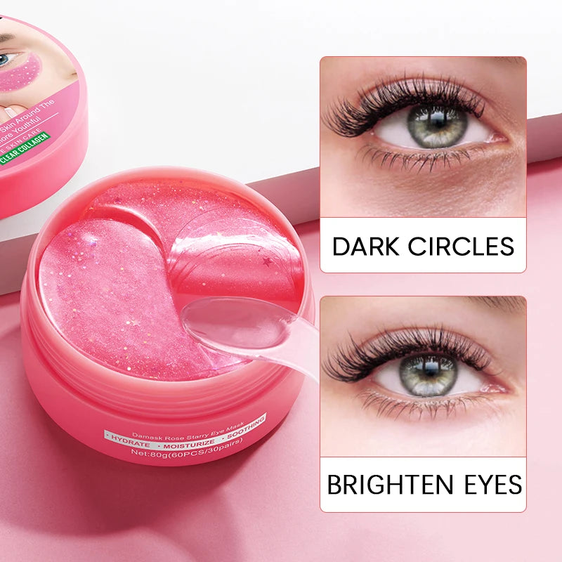 Rose Collagen Hydrating Eye Patches