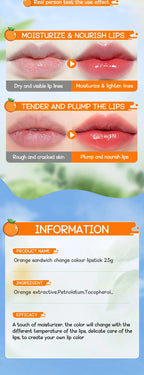 Color-Changing Fruit Moisturizing Lip Balm
