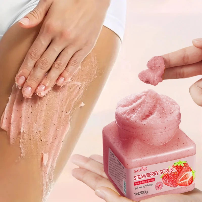 Strawberry Exfoliating Face and Body Scrub - 10