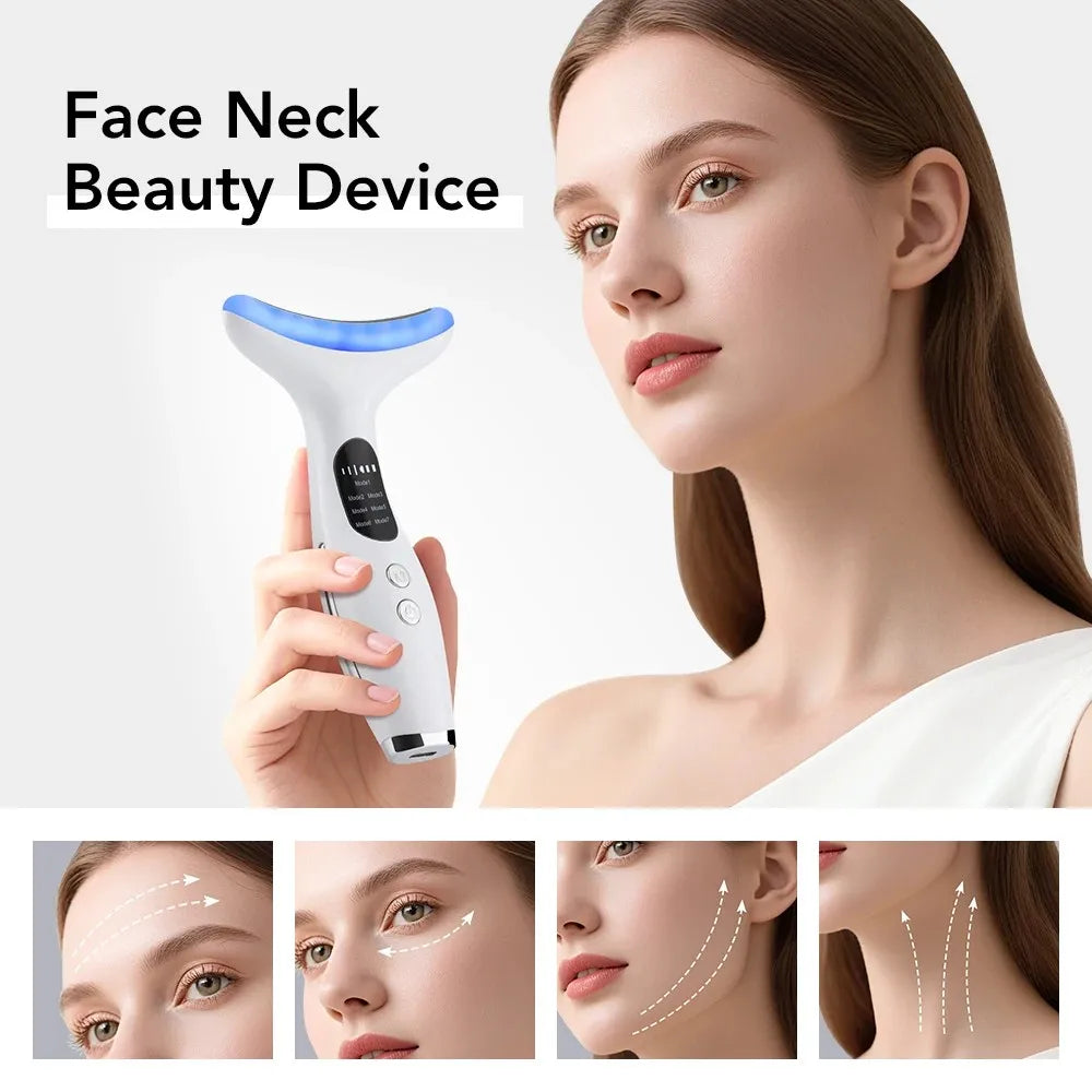7-Color LED Skin Tightening & Neck Lifting Device