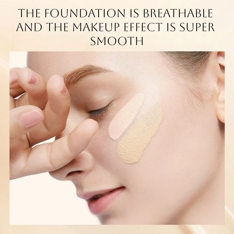 Long-Lasting Matte Finish Liquid Foundation Concealer