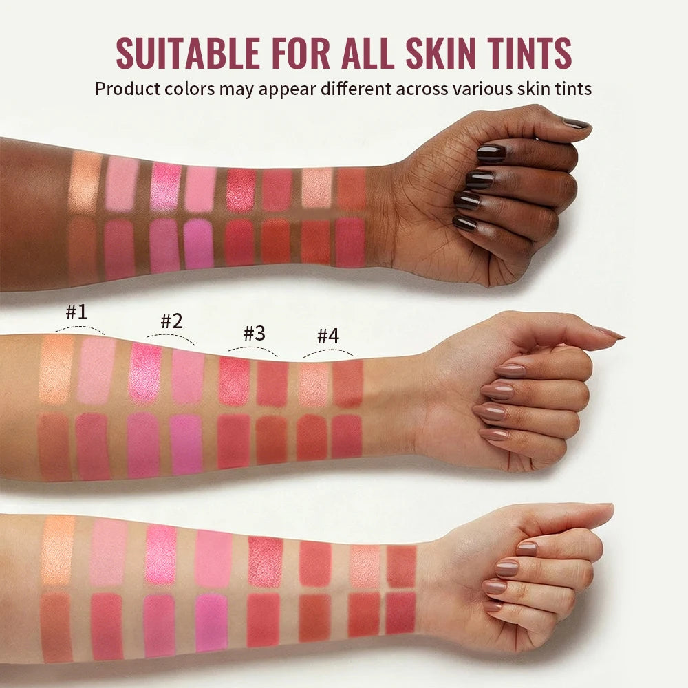 4-Shade Soft Blur Face Blush Palette - 6