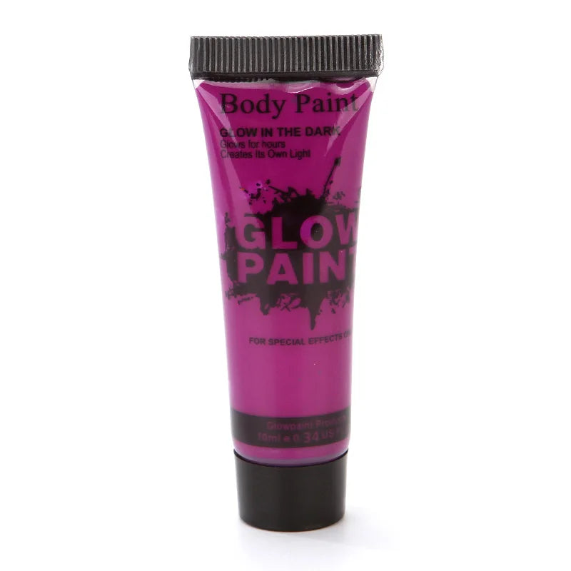 Neon UV Glow Face and Body Paint for Parties and Festivals