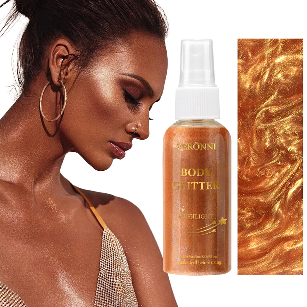 Diamond Liquid Body Highlighter Spray