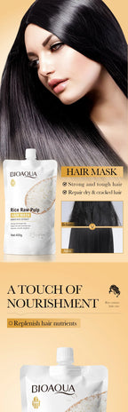 Deep Repair Rice Extract Hair Mask for Damaged Hair