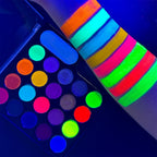 22-Color Professional Neon Face and Body Paint Palette