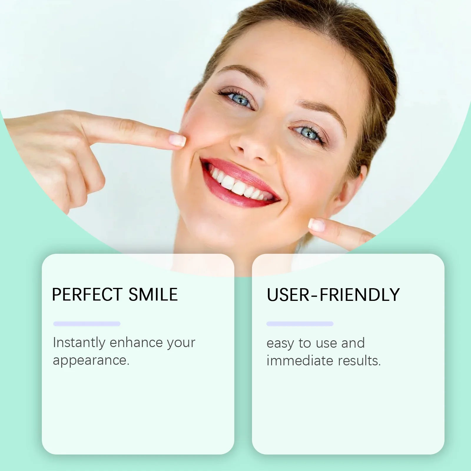 Flexible Cosmetic Silicone Denture Set for Instant Smile - 5