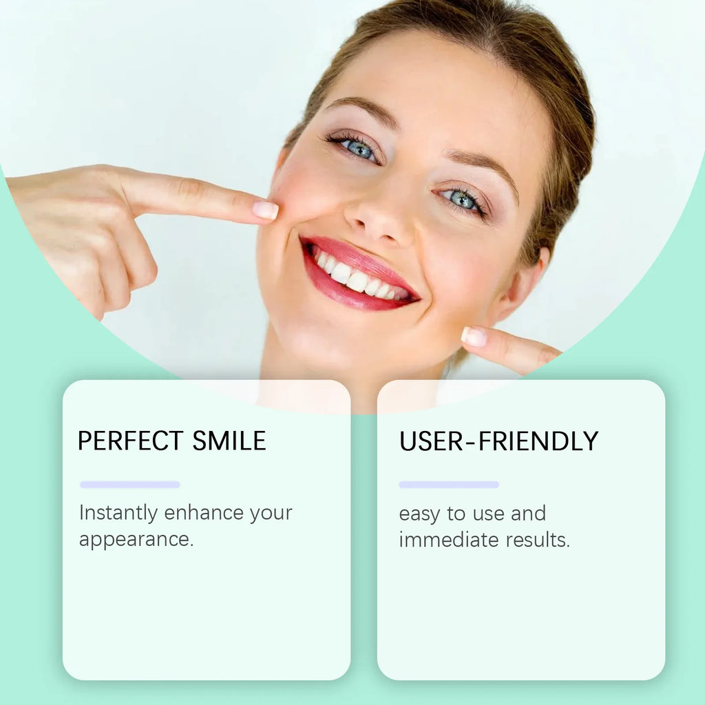 Flexible Cosmetic Silicone Denture Set for Instant Smile
