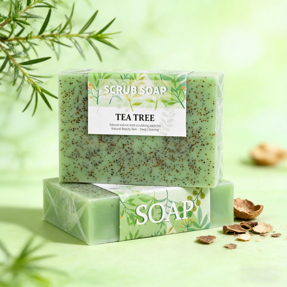 Tea Tree Exfoliating Face and Body Soap