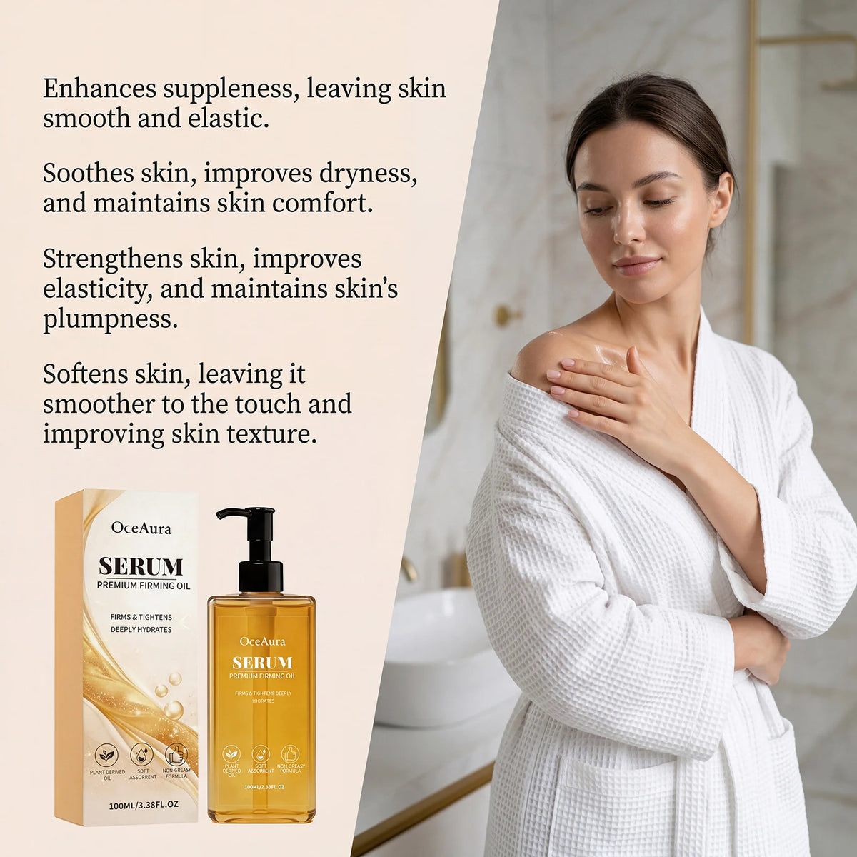 Firming Body Oil for Tightening and Smoothing Skin