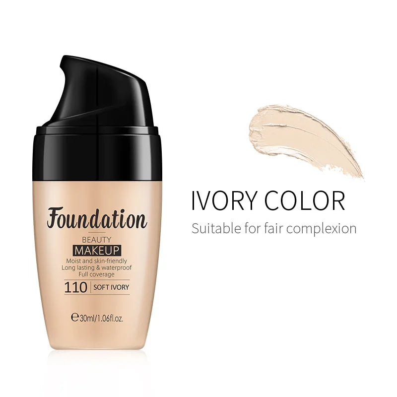 3-Tone Moisturizing Full Coverage Liquid Concealer Foundation - 20