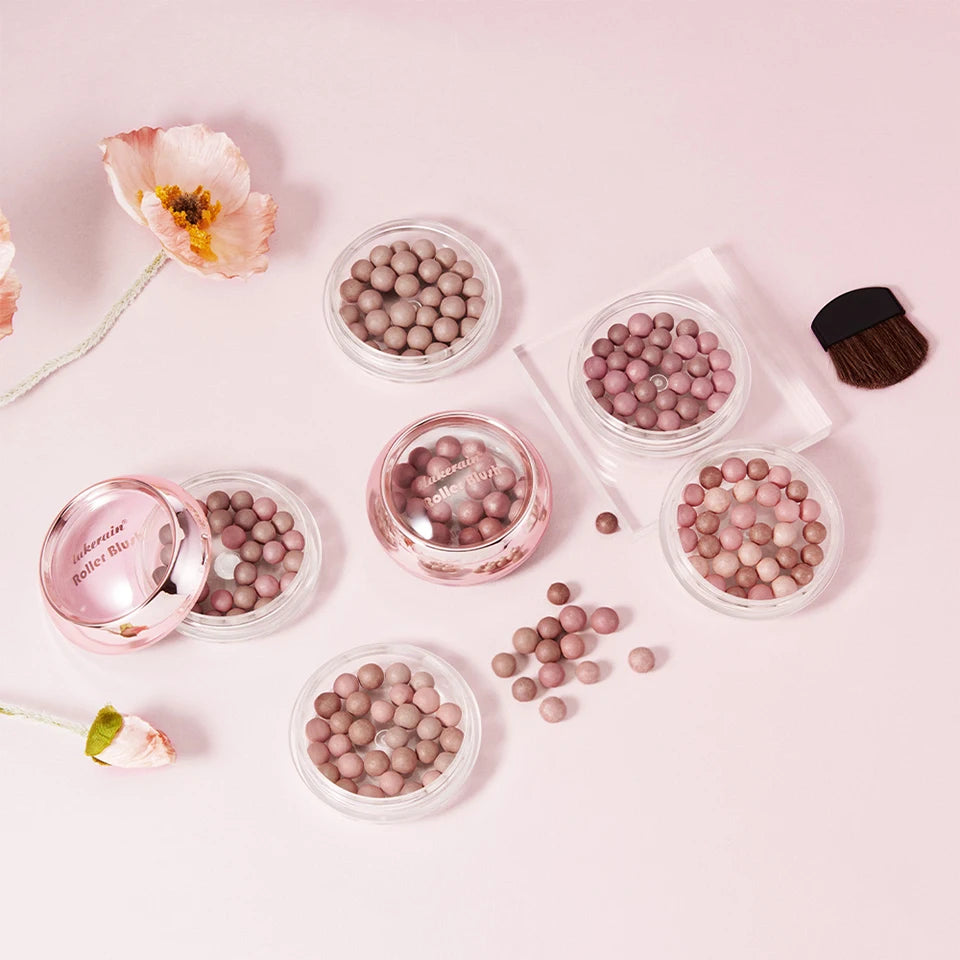 Shimmering Spherical Blush Powder Beads - 18
