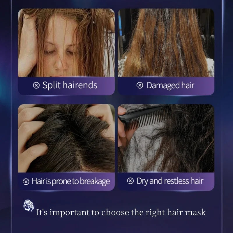 Leave-In Smoothing Hair Mask for Frizzy Hair