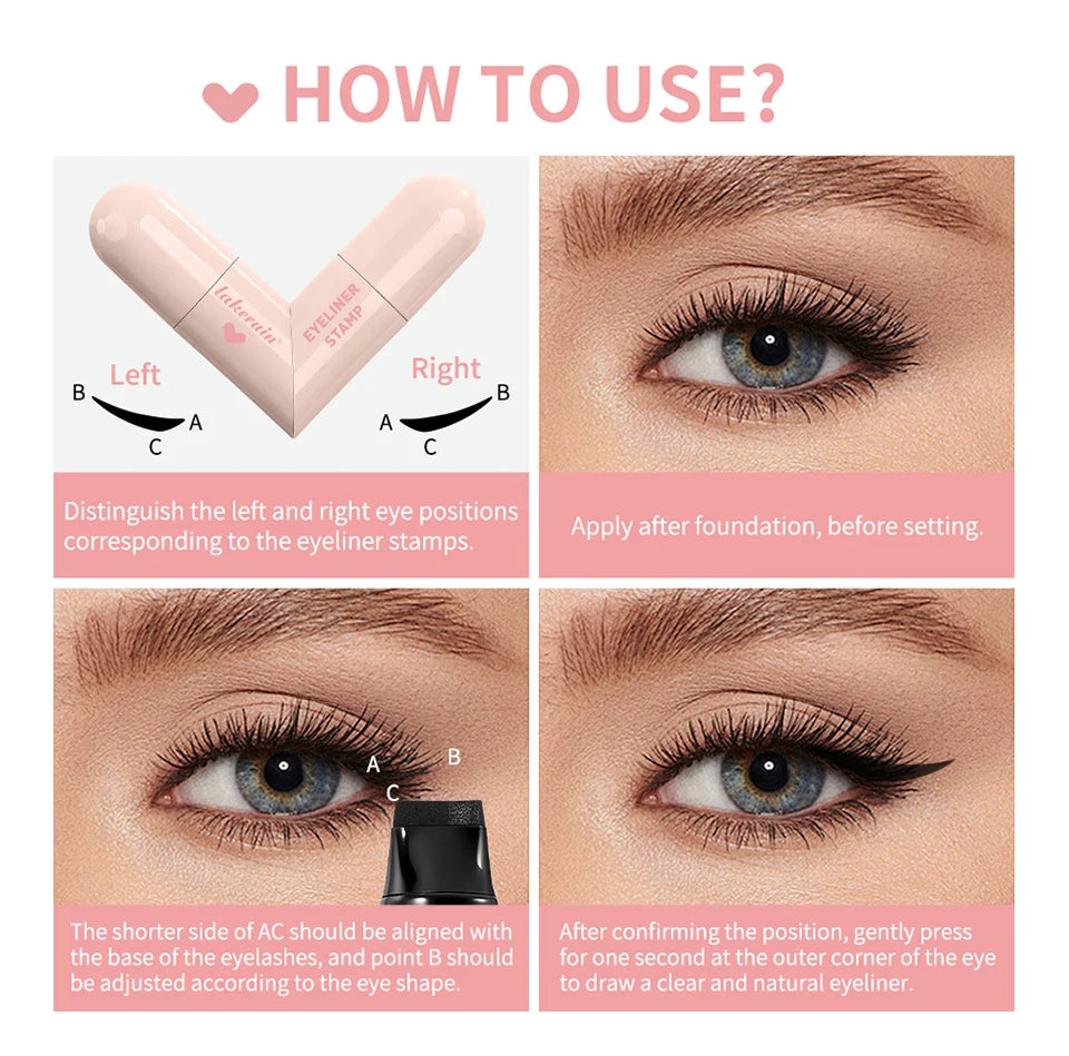 Waterproof Winged Eyeliner Stamp for Beginners - 15