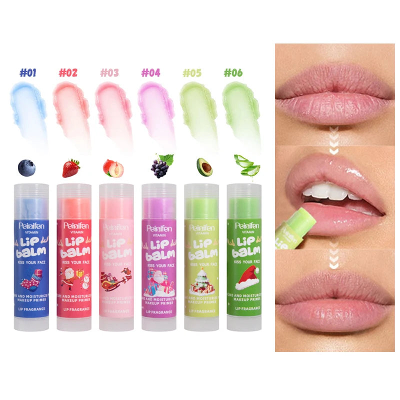 Fruit Flavored Moisturizing Lip Balm Set
