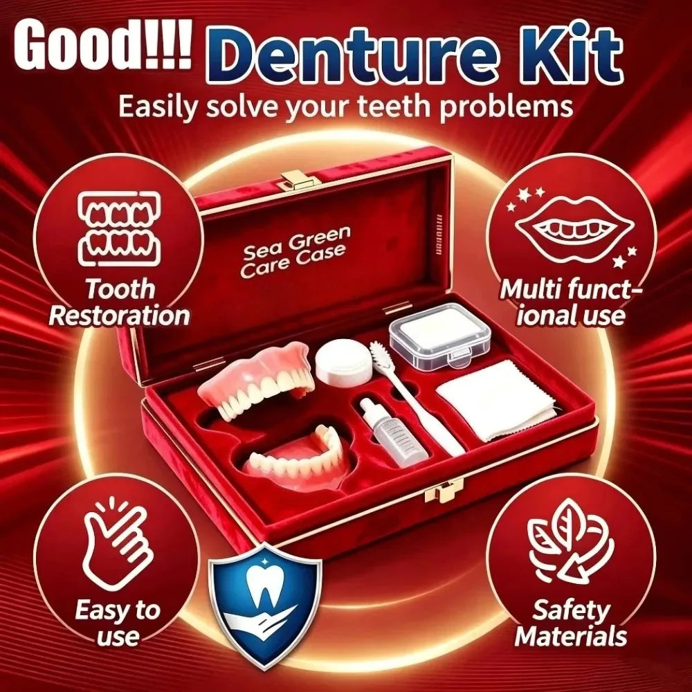 Comfort Fit Silicone Denture Set for Daily Use