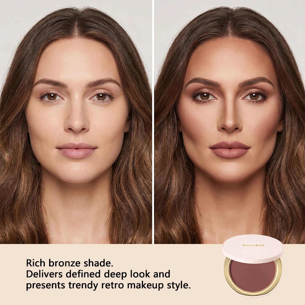 Soft Matte Bronzer Powder for Natural Contouring