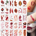 Realistic 3D Scar Tattoos for Halloween Costumes and Cosplay